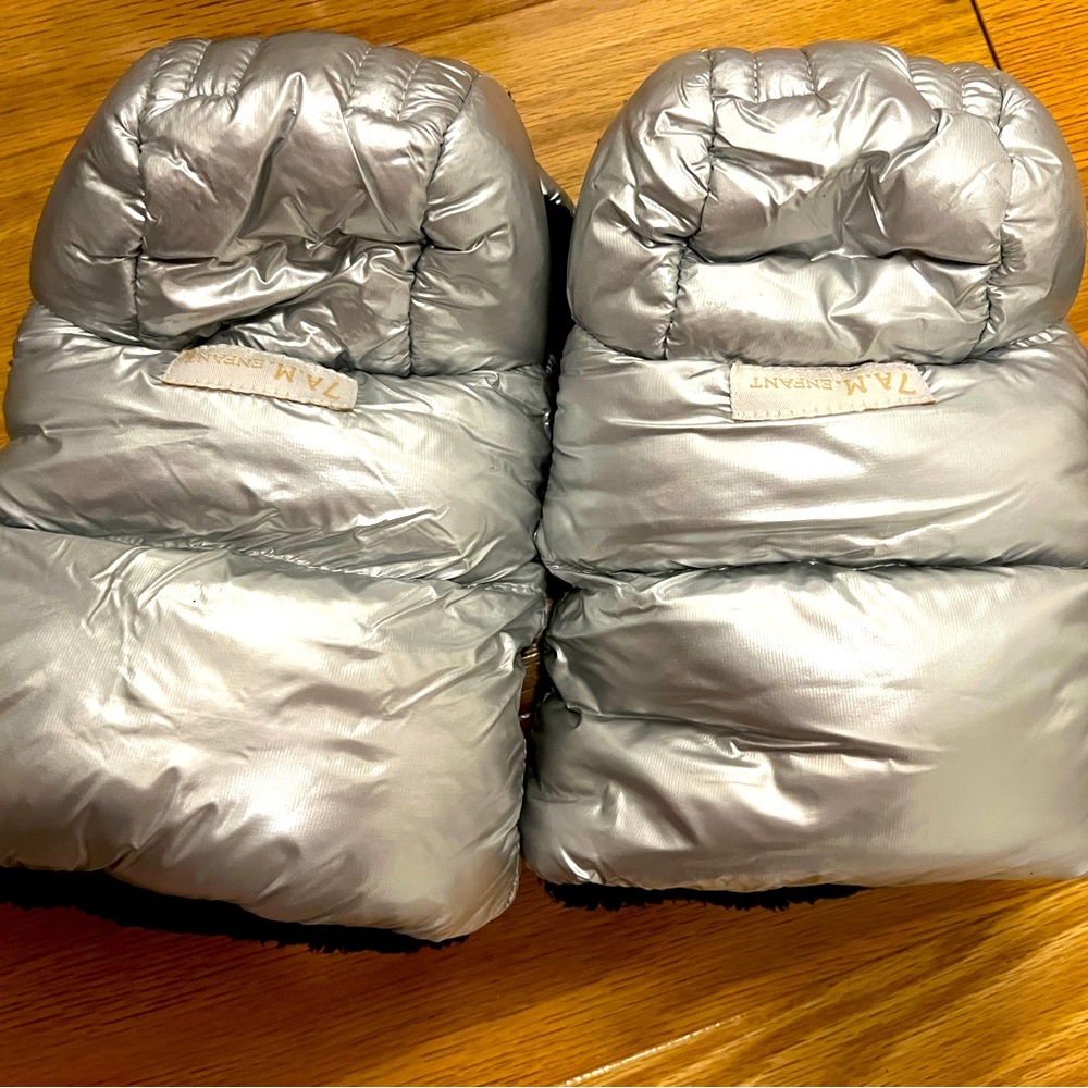 7am Enfant Glacier Stroller WarmMuffs GUC